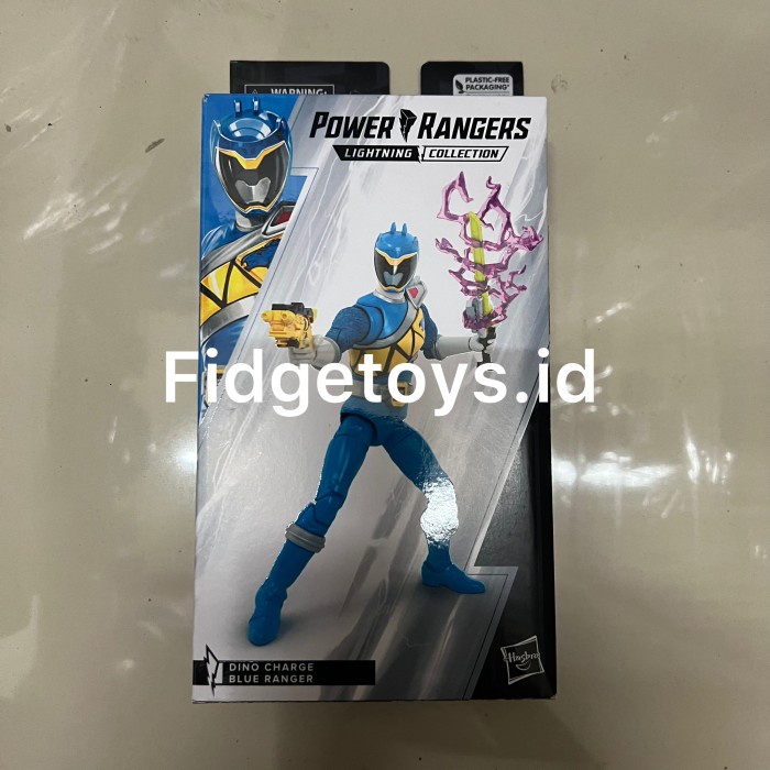 Jual Original Power Rangers Lightning Collection Dino Charge Blue Ranger 6 Inch Berkualitas