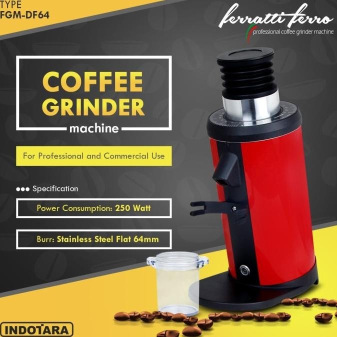 Jual Coffee Grinder Ferratti Ferro Grinder Machine FGM DF64 | Shopee ...