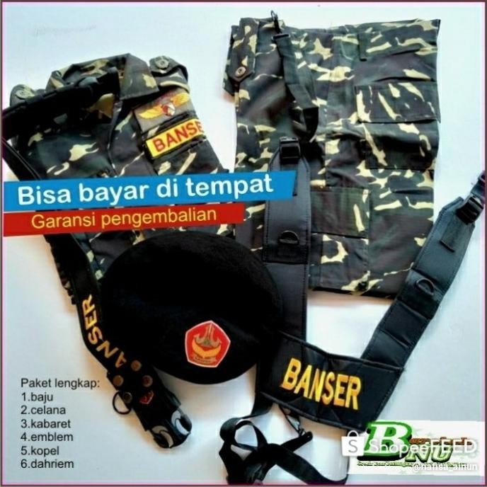 Jual Seragam Pdl Banser Nasional Tanpa Sepatu Shopee Indonesia