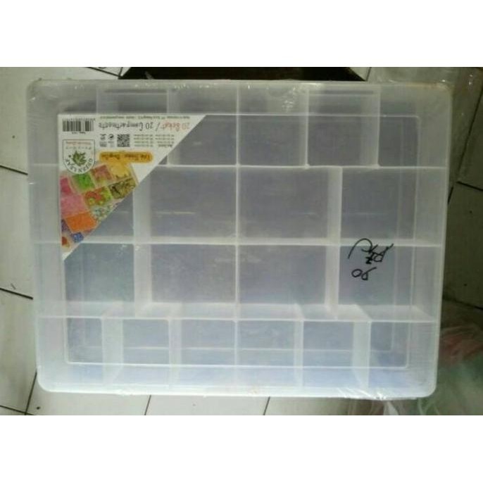 Jual Kotak / Box Perkakas (Baut) Green Leaf 20 Sekat | Shopee Indonesia