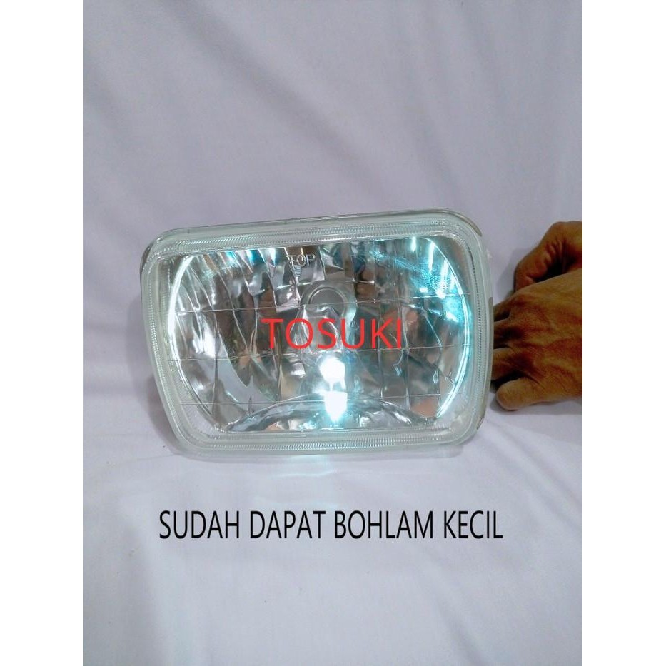 Jual HEADLAMP KOTAK CRYSTAL 7 INCH KIJANG KATANA PANTHER TAFT CARRY L300 Import Premium Shopee