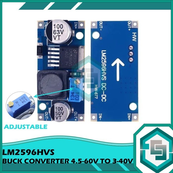 Jual STEP DOWN LM2596HVS 4.5-60V TO 3-40V MODULE BUCK CONVERTER ...