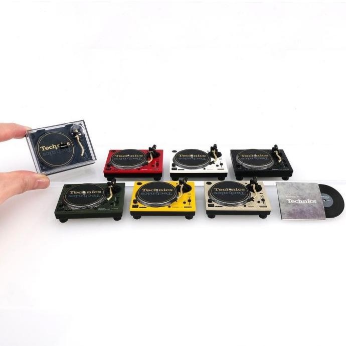 Jual NEW PRODUK MINIATURE TECHNICS SL1200M7L DIRECT DRIVE TURNTABLE SYSTEM GASHAPON