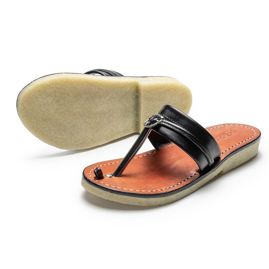 Jual Sandal Pria Sendal Kulit Asli Tarumpah Terumpah Asli Shopee