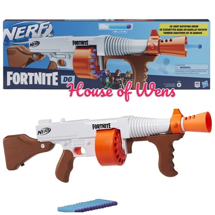 Jual Nerf Fortnite Dg Dart Blaster Original - Mainan Anak | Shopee ...