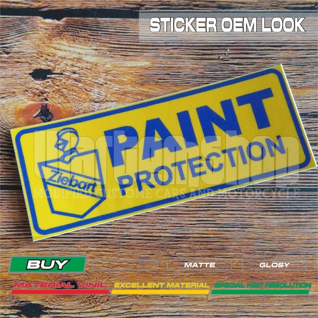Jual STIKER ZIEBART PAINT PROTECTION Shopee Indonesia