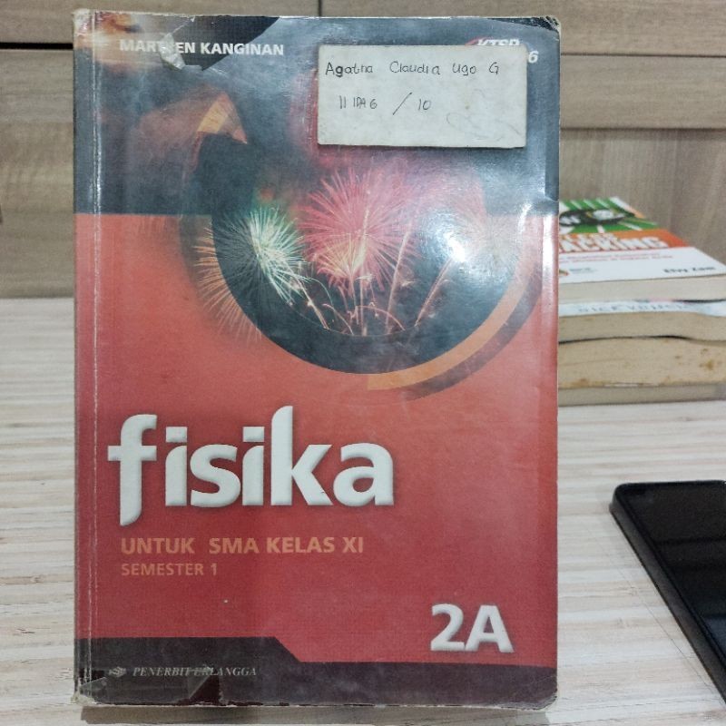 Jual Buku Pelajaran Fisika Sma Kelas 11 Semester 1 2a Bekas Shopee Indonesia 2733