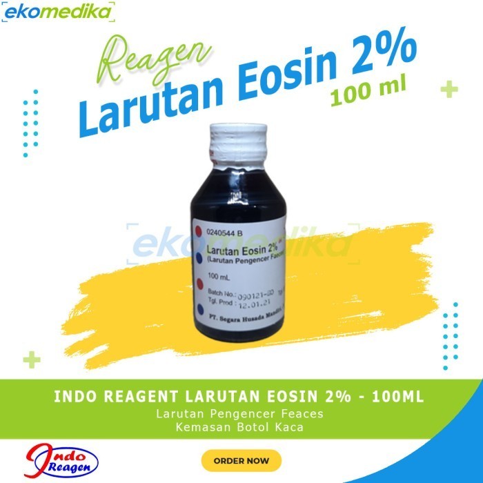 Jual Larutan Eosin 2 100ml Indo Reagent Larutan Pengencer Faeces