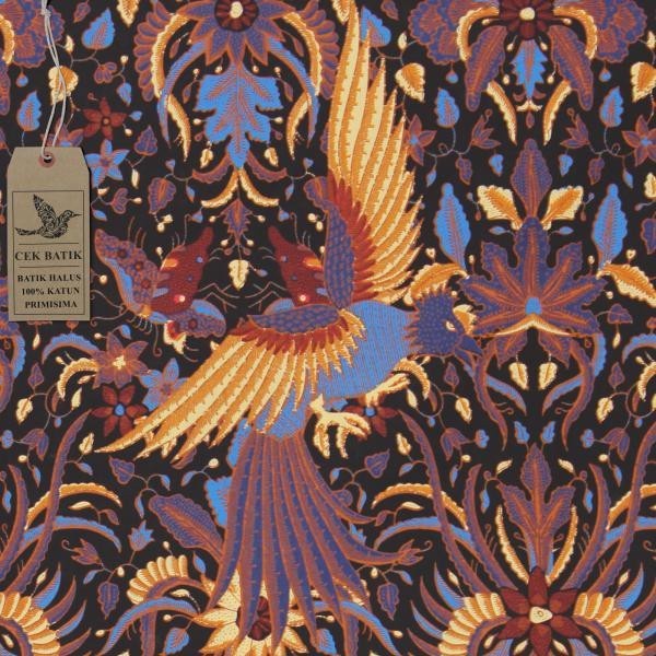 Jual Kain Batik Hitam Manis Motif Garuda Indonesia Favorit Presiden ...