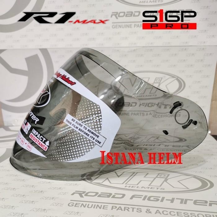 Jual KACA HELM| VISOR HELM NHK R1 MAX | R1 ELITE | LIGHT SMOKE ORIGINAL ...