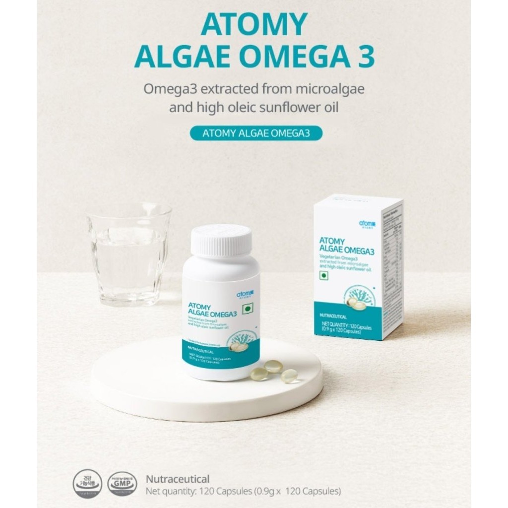 Jual Vegetable Algae Omega 3 (HALAL) Lancar Darah Cegah Mata Kering