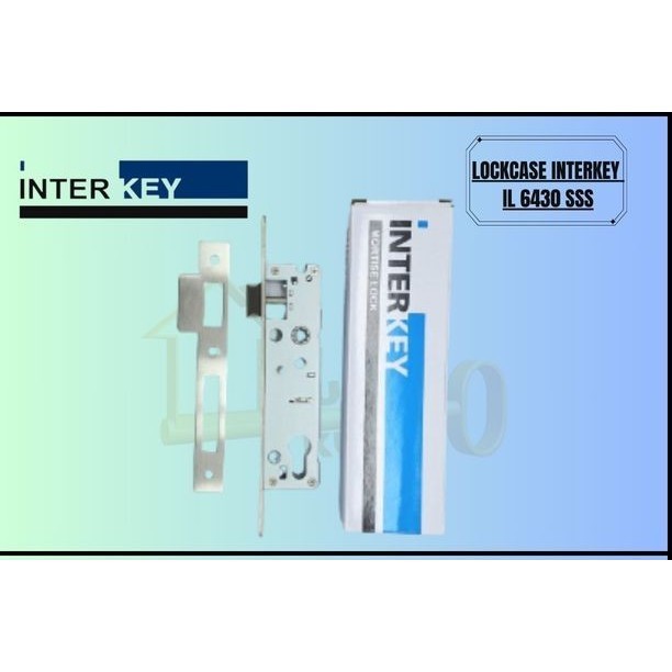 Jual Mortise Lockase INTERKEY 6430 IL DL / Body Kunci Pintu INTERKEY ...