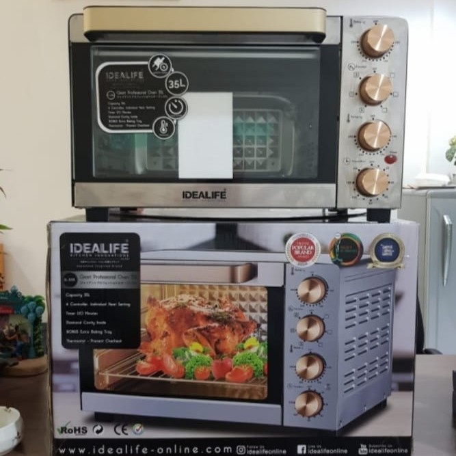 Jual Oven Listrik Oven Pemanggang Roti Kue 35 L Idealife Il 335 Gojek ...