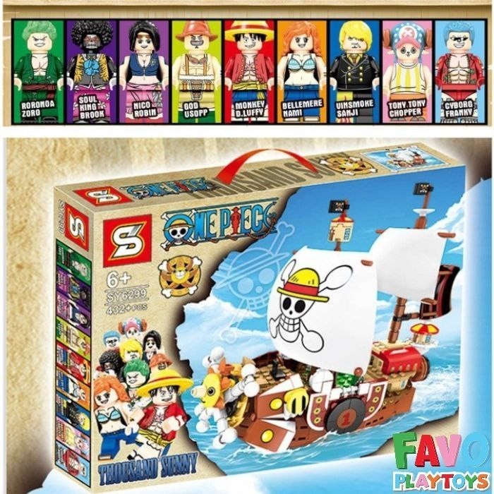 Jual Mainan Bricks Sy6299 Blocks One Piece Thousand Sunny Ship 432 Pcs