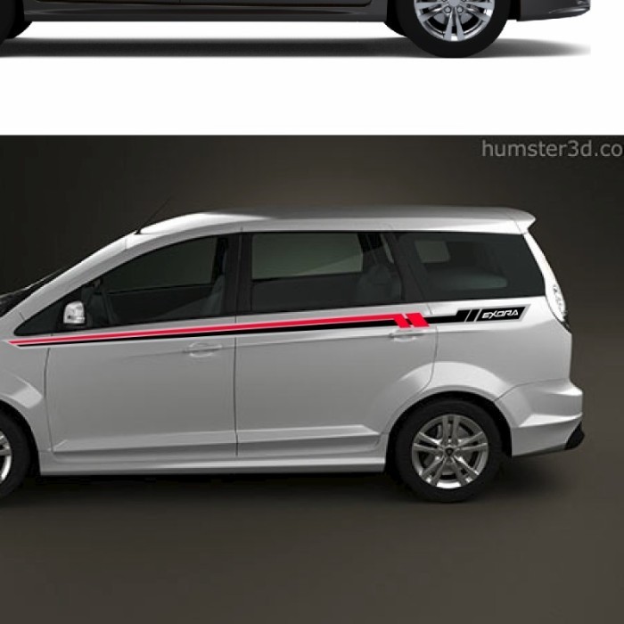 Jual STIKER BODY SAMPING PROTON EXORA | Shopee Indonesia