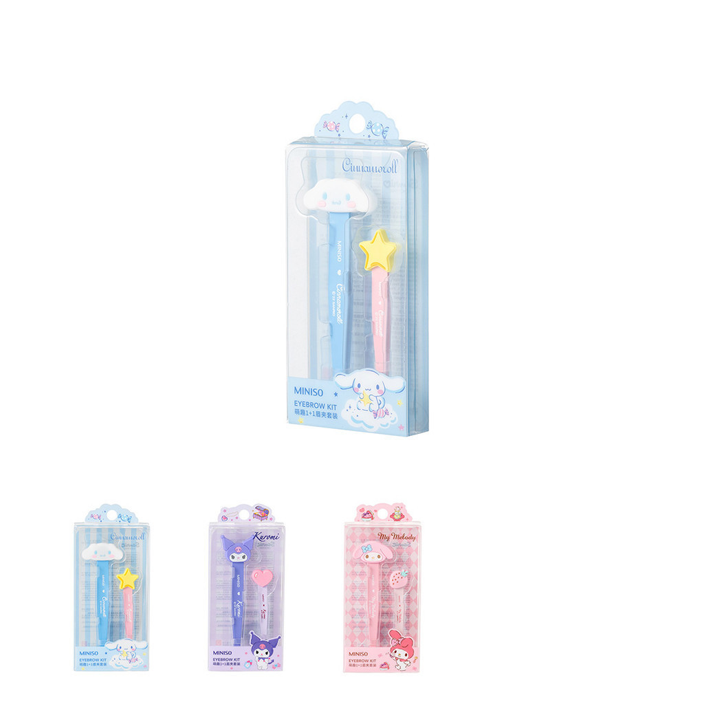 Jual Catut Miniso Sanrio Characters 1 + 1 Tweezers Set Catut Pencabut ...