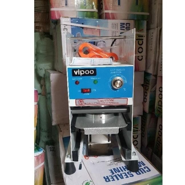 Jual MESIN CUP SEALER VIPOO PRESS GLASS PLASTIC UKURAN 12 22OZ Shopee Indonesia