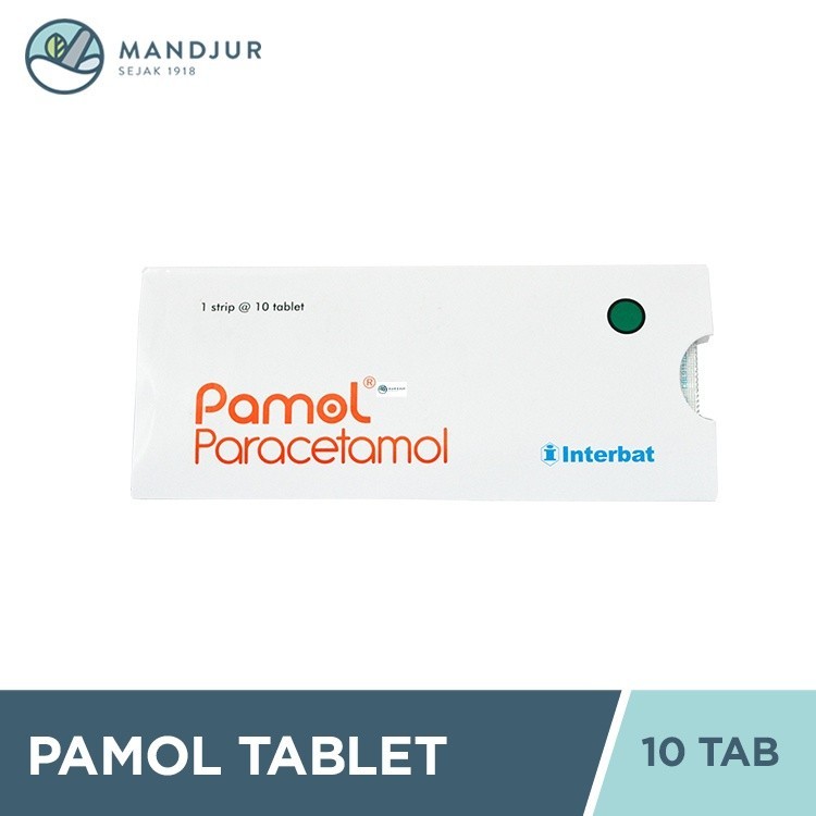 Jual Pamol 500 Mg 10 Tablet - Obat Pereda Demam, Sakit Gigi, Sakit