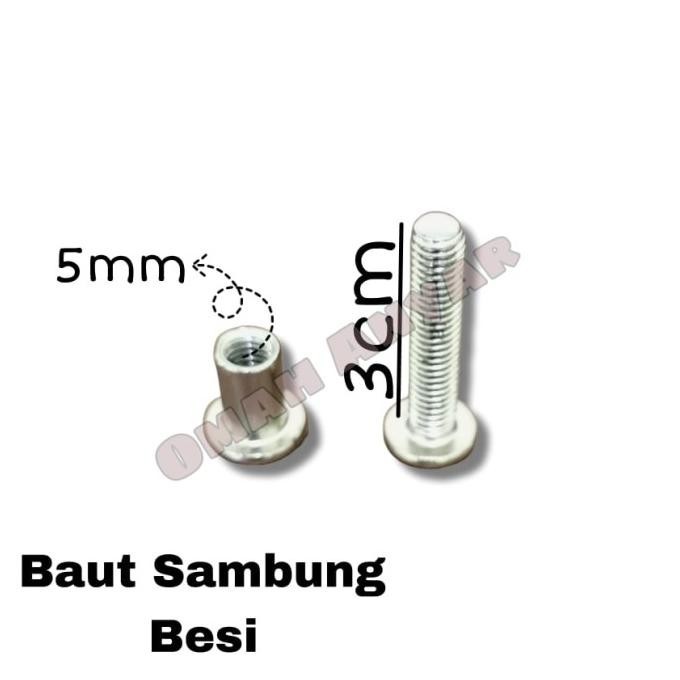 Jual Baut Sambung Besi Plastik Bolt Bukan Baut Knockdown Best Product