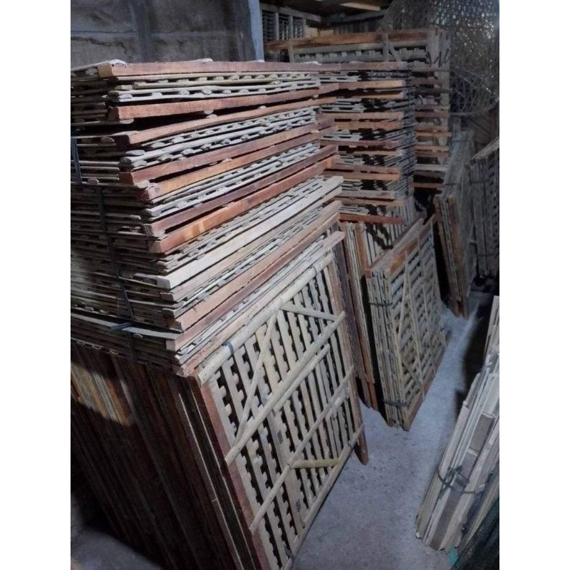 Jual kandang ayam bambu rakit ukuran 70x70/kandang merpati/kandang ...