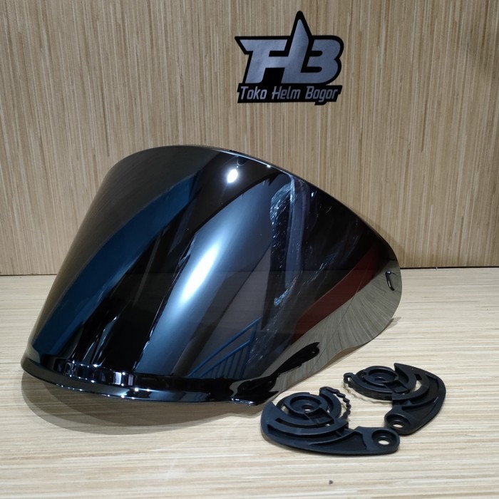 Jual visor NHk R6 Flat SILVER three maestro | Shopee Indonesia