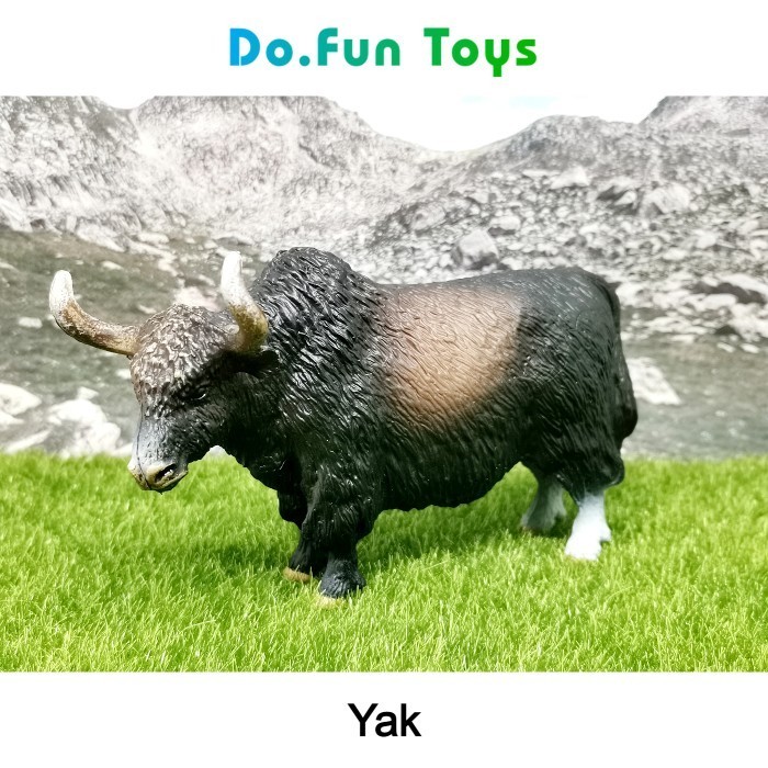 Jual YAK ANIMAL FIGURE/ MINIATUR MAINAN BINATANG YAK | Shopee Indonesia