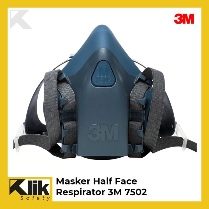 Jual Original 3M Half Facepiece Reusable Respirator 7502 (Medium ...