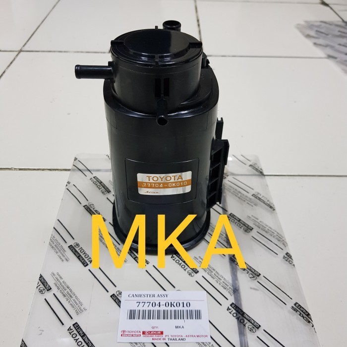 Jual CHARCOAL CANISTER INNOVA FORTUNER HILUX P/N 777040K010 OEM