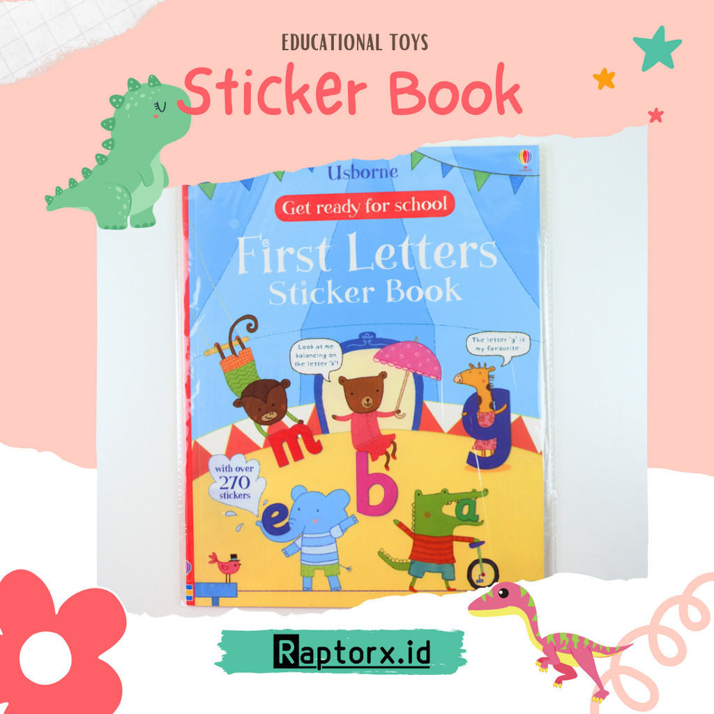 Jual Sticker Book First Sticker Book Kertas Usborne Buku Menempel ...