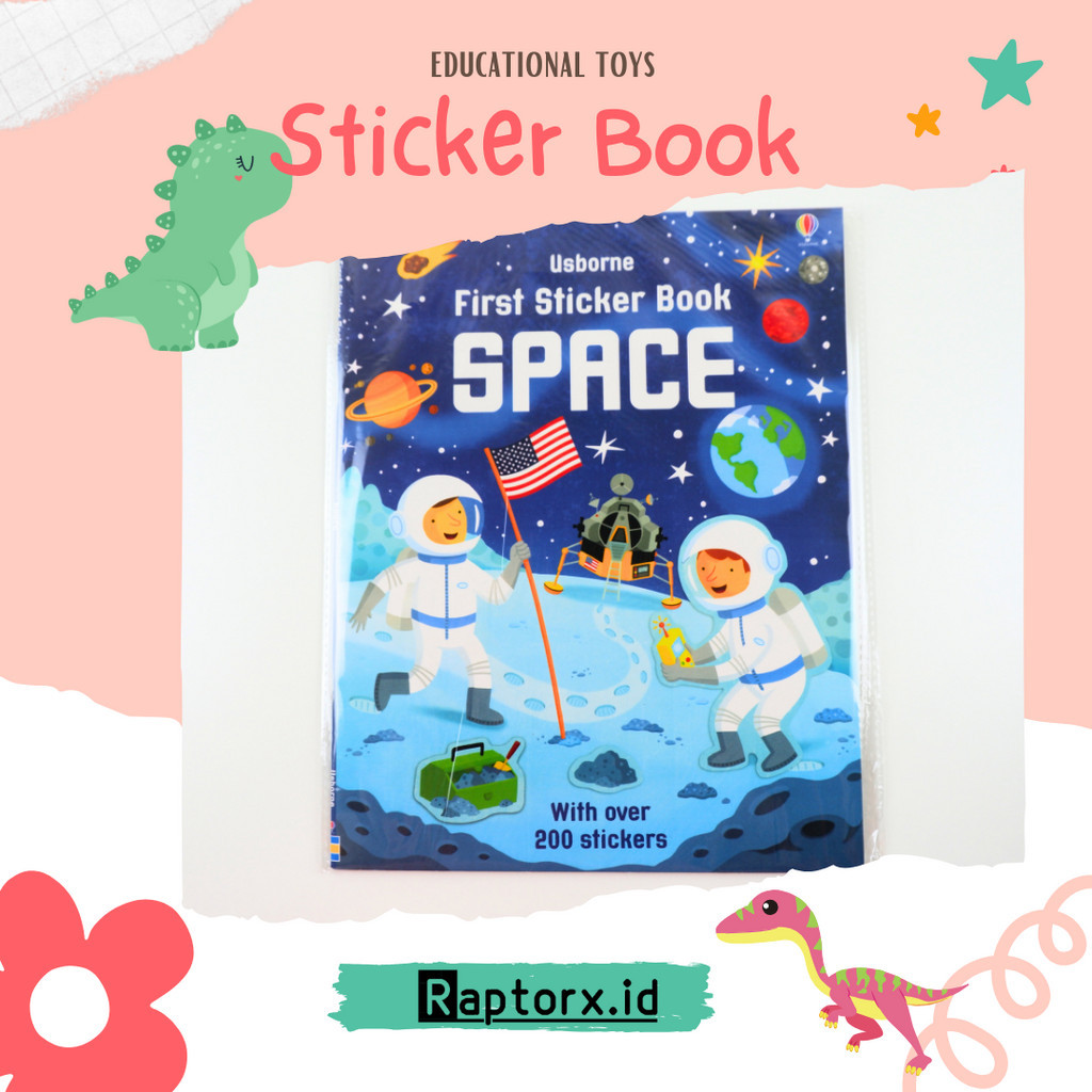 Jual Sticker Book First Sticker Book Kertas Usborne Buku Menempel ...