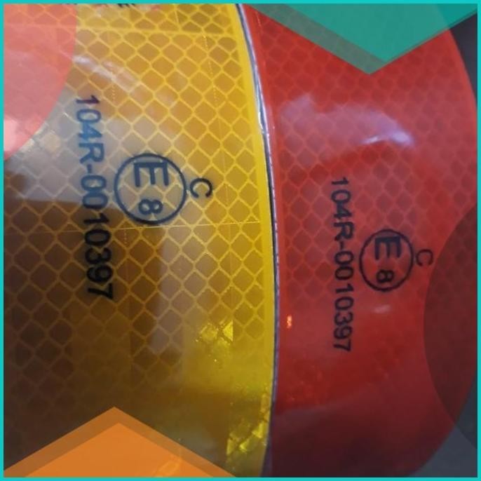 Jual Sticker Reflektor RTO E8 Original standar eropa meteran 19F3B2024 ...