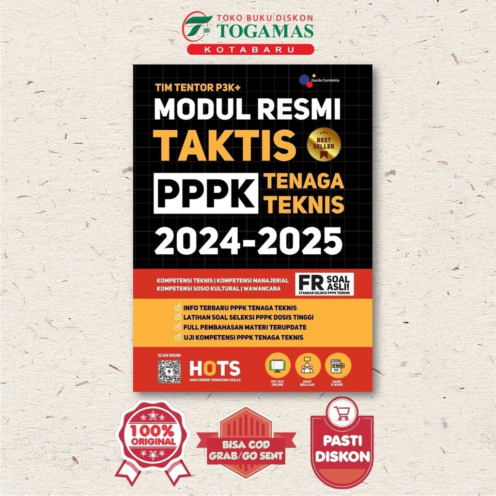 Jual Modul Resmi Taktis Pppk Tenaga Teknis 2024-2025 - Tim Tentor P3K ...