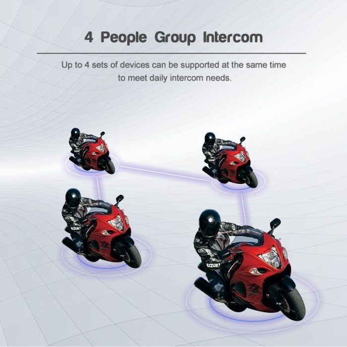 Jual Ejeas V4 Plus Bluetooth Intercom V4 Helm Rider Helmet Alt Interkom ...