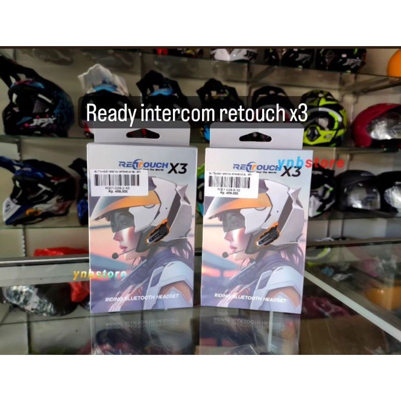 Jual Intercom Bluetooth Retouch X3 Red Original | Call Music Player ...