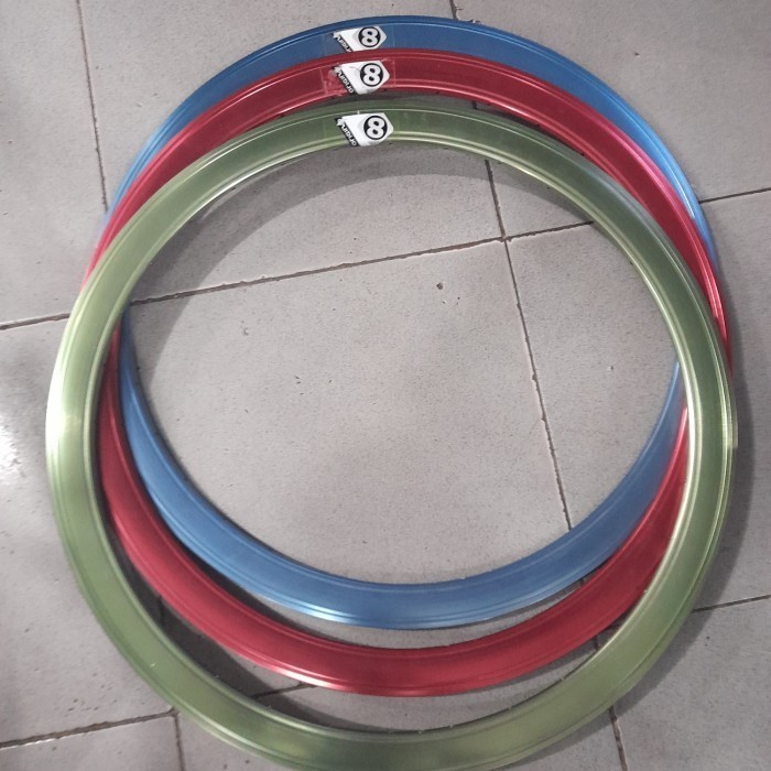 Jual Lucky - Rim Velg 700 Fixie Origin 8 Double Wall Rims 32 Hole ...