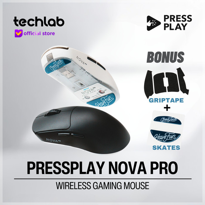 Jual Press Play / Pressplay Nova Pro Lightweight Wireless Gaming Mouse