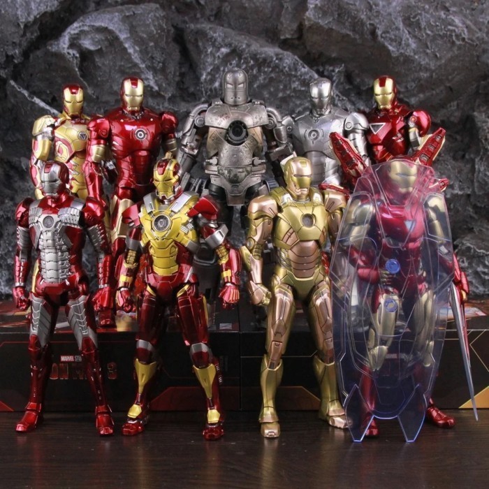 ZD Toys Marvel Iron Man MK85 with Plastic Holder - Mô Hình Cao Cấp