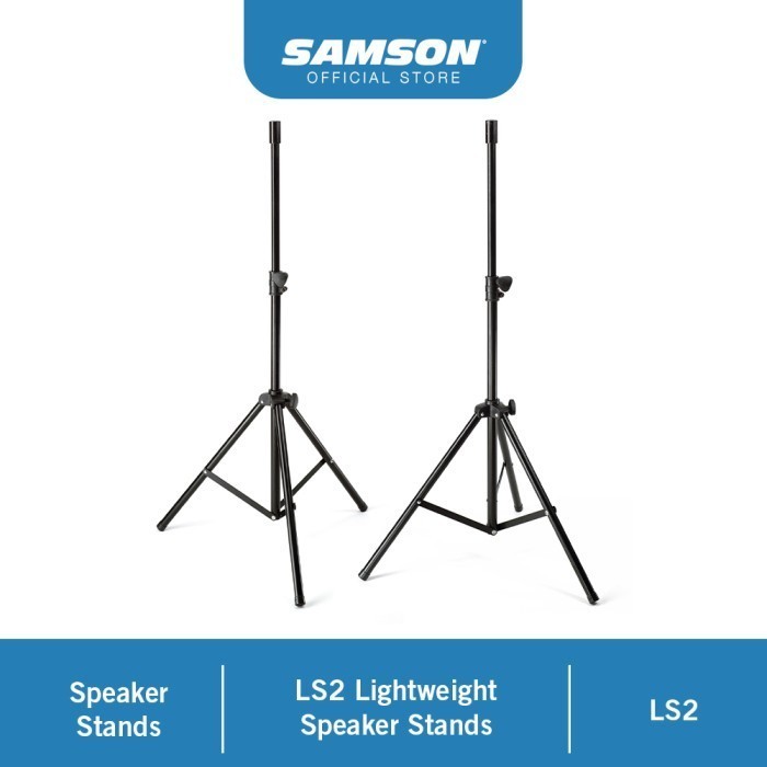 Jual Samson LS2 Lightweight Speaker Stands | Shopee Indonesia