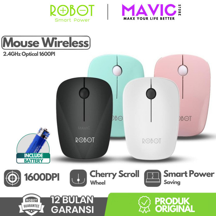 Jual ROT M220 Mouse Wireless Portable USB 2.4G Optical Untuk Laptop ...