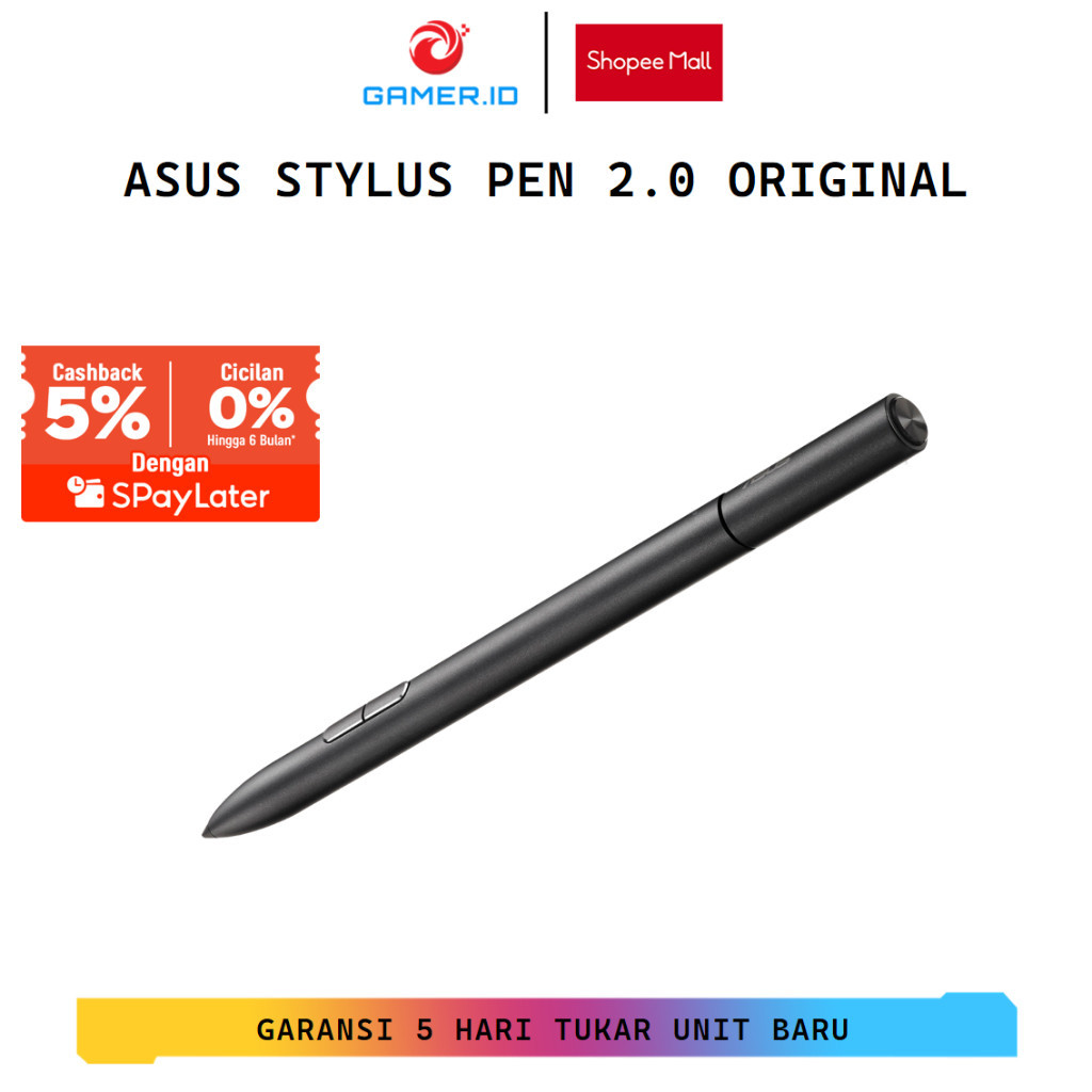 ASUS Z Stylus Stylo Actif Noir – Compatible ZenPad – Sensibilité Pression Et Précision Pour Dessin & Notes