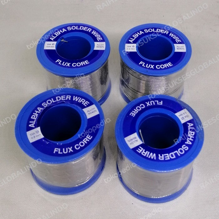 Jual {{{{}}] Timah Alpha 60/40% 0.8mm | Shopee Indonesia