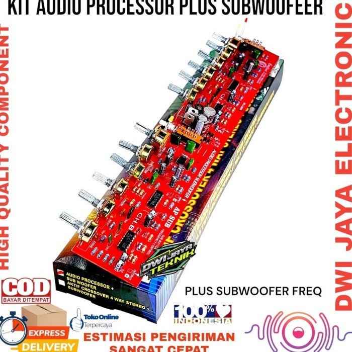Jual Kit Audio Prosesor Plus Sub Frequency | Shopee Indonesia