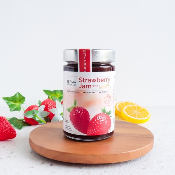 Jual 250G Strawberry Jam With Honey Selai Buah - Beema Wellness ...