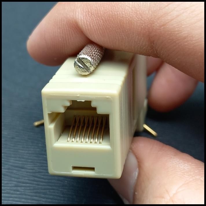 Jual TERBARU KR06013 DB9 RS232 SERIAL MALE TO RJ45 JACK CONVERTER PORT ...