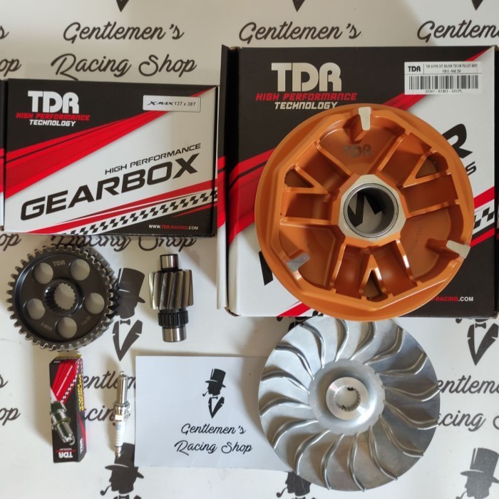 Jual Paket Upgrade Cvt Xmax Tdr Pulley Rasio Busi Iridium Tdr