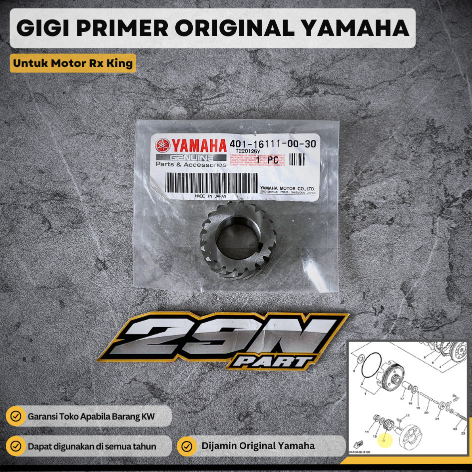 Jual GIGI PRIMER GIR PRIMARY RX KING RX-KING RXK ORIGINAL 40161110030 ...