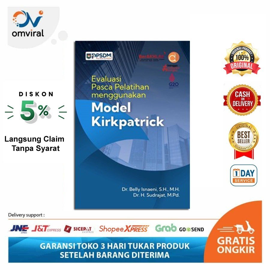 Jual Buku Evaluasi Pasca Pelatihan menggunakan Model Kirkpatrick karya ...