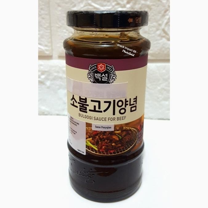 Jual Cj Beksul Korean Bbq Sauce Marinade Saus Marinasi Bumbu Bulgogi