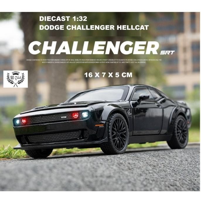 Jual Diecast Mobil Dodge Challenger Srt Hellcat Red Eye Skala 132 T3005 Shopee Indonesia 1409