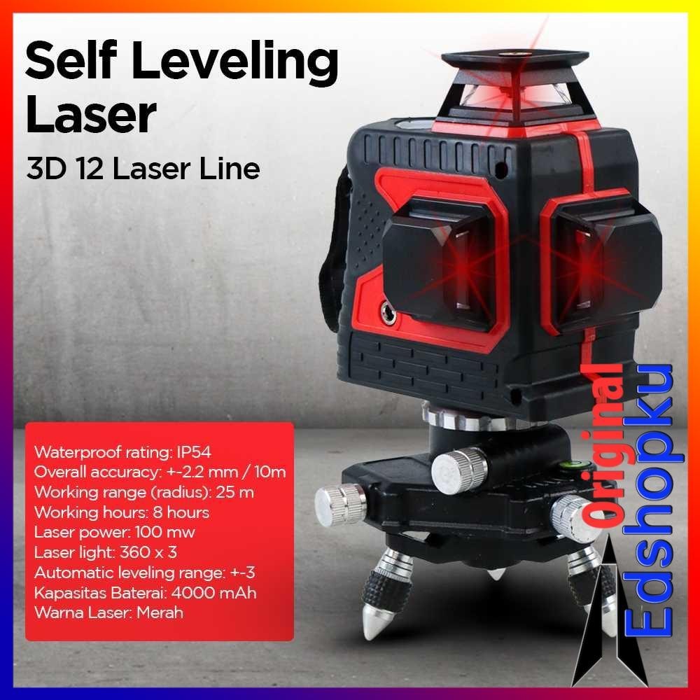 Jual Alat Kontruksi BangunanLevel Level Self Leveling 3D Wall Meter Red ...